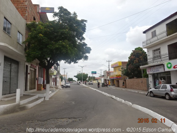 Visão da rua onde se localizará a futura filial de Amontada das Farmácias Pague Menos